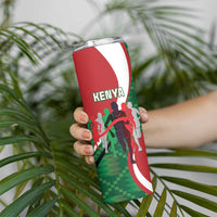 Personalised Athletics Kenya Skinny Tumbler We Are Champions