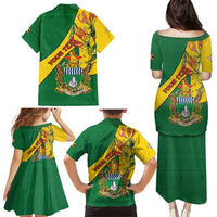Personalised Zimbabwe Family Matching Puletasi and Hawaiian Shirt 1980 Independence Day