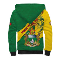 Personalised Zimbabwe Sherpa Hoodie 1980 Independence Day