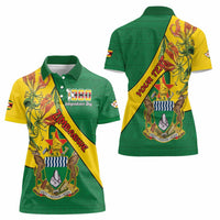 Personalised Zimbabwe Women Polo Shirt 1980 Independence Day