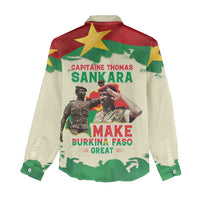 Thomas Sankara Women Casual Shirt Make Burkina Faso Great