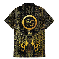 Ancient Egyptian Family Matching Mermaid Dress and Hawaiian Shirt Horus Falcon God
