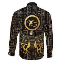 Ancient Egyptian Family Matching Short Sleeve Bodycon Dress and Hawaiian Shirt Horus Falcon God