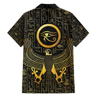 Ancient Egyptian Family Matching Tank Maxi Dress and Hawaiian Shirt Horus Falcon God