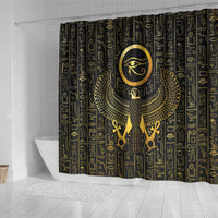 Ancient Egyptian Shower Curtain Horus Falcon God