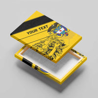 Custom Colombia Football Canvas Wall Art Go Los Cafeteros