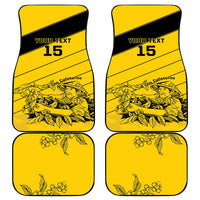 Custom Colombia Football Car Mats Go Los Cafeteros