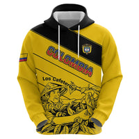 Custom Colombia Football Hoodie Go Los Cafeteros