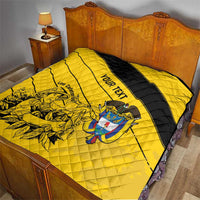 Custom Colombia Football Quilt Go Los Cafeteros