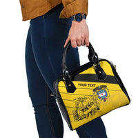 Custom Colombia Football Shoulder Handbag Go Los Cafeteros
