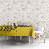 Custom Colombia Football Tablecloth Go Los Cafeteros