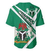Nigeria Coat Of Arms Baseball Jersey Sporty Style