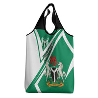 Nigeria Coat Of Arms Grocery Bag Sporty Style