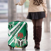 Nigeria Coat Of Arms Luggage Cover Sporty Style
