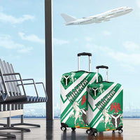Nigeria Coat Of Arms Luggage Cover Sporty Style