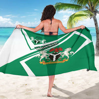 Nigeria Coat Of Arms Sarong Sporty Style