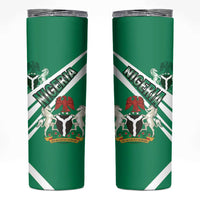 Nigeria Coat Of Arms Skinny Tumbler Sporty Style