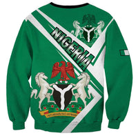 Nigeria Coat Of Arms Sweatshirt Sporty Style