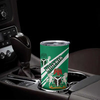 Nigeria Coat Of Arms Tumbler Cup Sporty Style