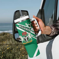Nigeria Coat Of Arms Tumbler With Handle Sporty Style