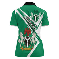Nigeria Coat Of Arms Women Polo Shirt Sporty Style