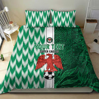 Custom Nigeria Football Bedding Set Come On Super Eagles