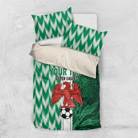 Custom Nigeria Football Bedding Set Come On Super Eagles