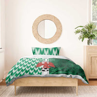 Custom Nigeria Football Bedding Set Come On Super Eagles