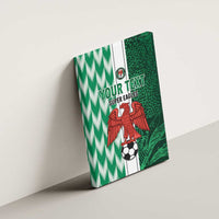Custom Nigeria Football Canvas Wall Art Come On Super Eagles