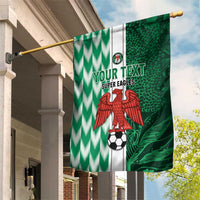 Custom Nigeria Football Garden Flag Come On Super Eagles