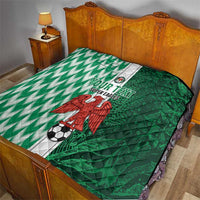 Custom Nigeria Football Quilt Come On Super Eagles