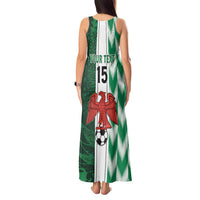 Custom Nigeria Football Tank Maxi Dress Come On Super Eagles