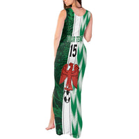 Custom Nigeria Football Tank Maxi Dress Come On Super Eagles