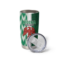 Custom Nigeria Football Tumbler Cup Come On Super Eagles