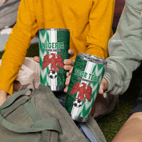 Custom Nigeria Football Tumbler Cup Come On Super Eagles