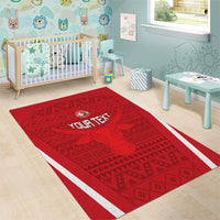 Custom Madagascar Football Area Rug Go Barea Go