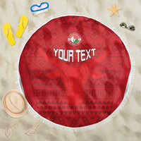Custom Madagascar Football Beach Blanket Go Barea Go