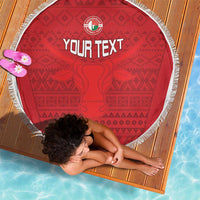 Custom Madagascar Football Beach Blanket Go Barea Go