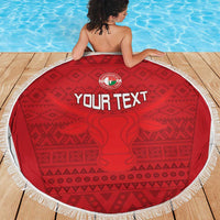 Custom Madagascar Football Beach Blanket Go Barea Go