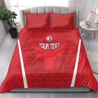 Custom Madagascar Football Bedding Set Go Barea Go
