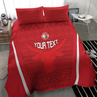Custom Madagascar Football Bedding Set Go Barea Go