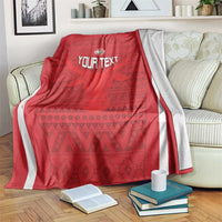 Custom Madagascar Football Blanket Go Barea Go