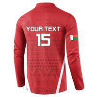 Custom Madagascar Football Button Sweatshirt Go Barea Go