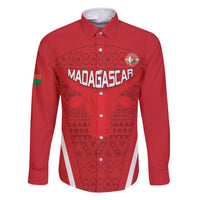 Custom Madagascar Football Family Matching Off Shoulder Short Dress and Hawaiian Shirt Go Barea Go