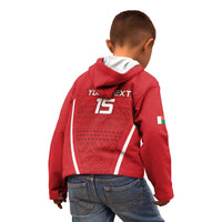 Custom Madagascar Football Kid Hoodie Go Barea Go