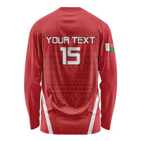 Custom Madagascar Football Long Sleeve Shirt Go Barea Go