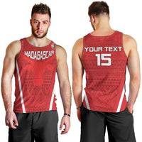 Custom Madagascar Football Men Tank Top Go Barea Go