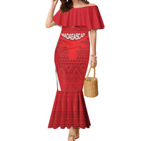 Custom Madagascar Football Mermaid Dress Go Barea Go