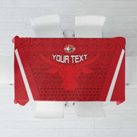 Custom Madagascar Football Tablecloth Go Barea Go