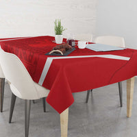 Custom Madagascar Football Tablecloth Go Barea Go
